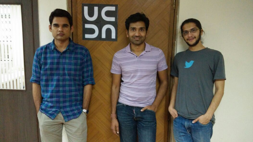 The Founders -(from left) Abhiraj Bhal, Varun Khaitan and Raghav Chandra