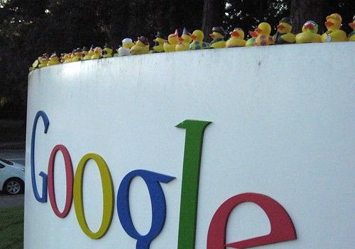 The duckies invade Google The duckies invade Google