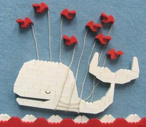 LEGO Twitter Fail Whale LEGO Twitter Fail Whale
