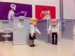 Cube farm workers