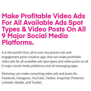 Motioney Picture To Video Creator